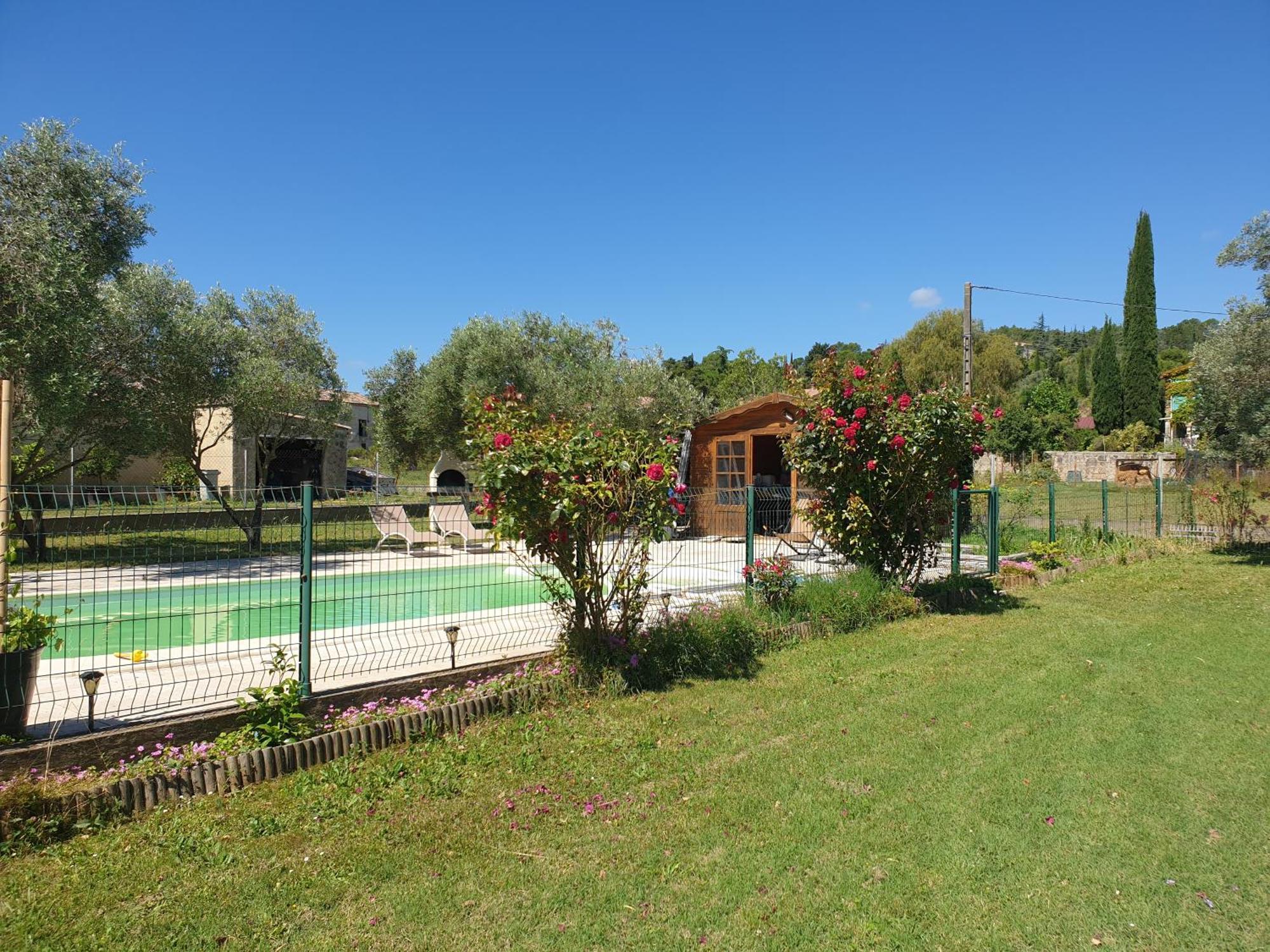 Gite Et Piscine L'Ecrin Aux Oliviers En Cevennes Saint-Christol-lès-Alès エクステリア 写真
